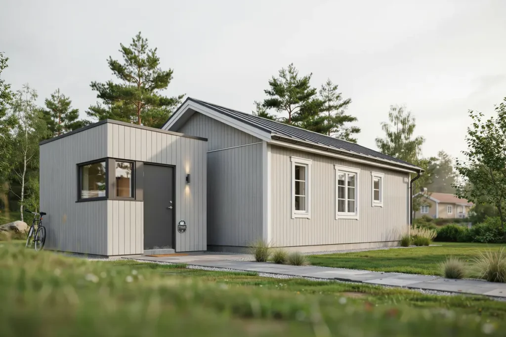 ombyggnad av garage till isolerat hemmakontor i stenhamra